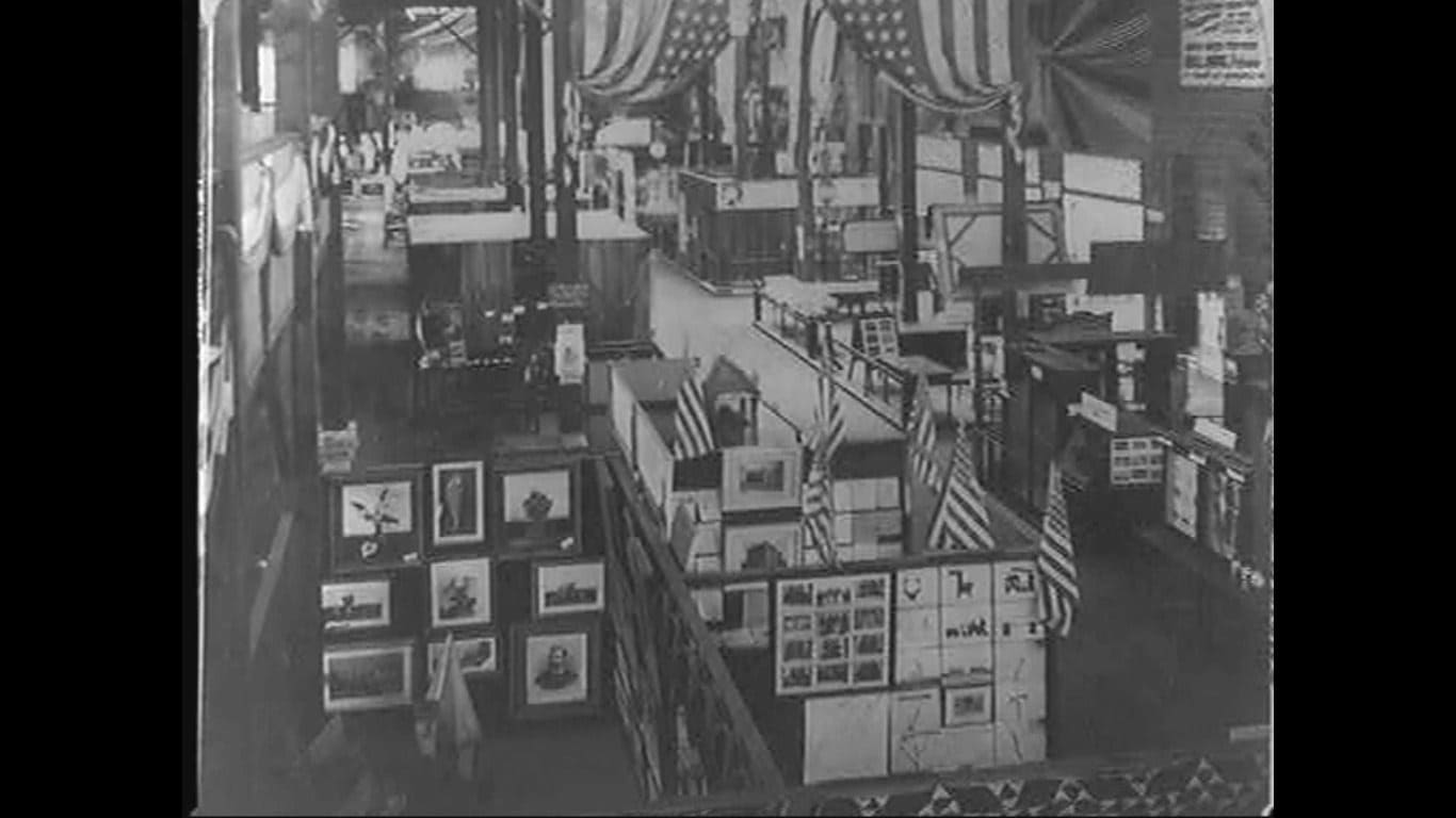 Historic interior of 1897 Tennessee Centennial Exposition the event that explains why the Parthenon was built in Nashville