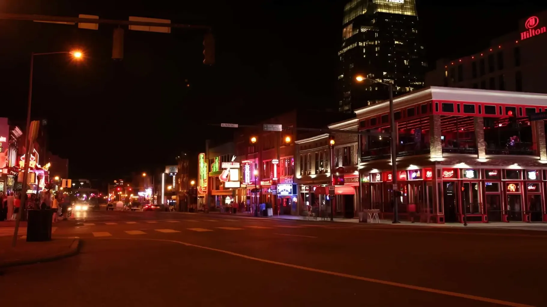 Broadway Street in Nashville