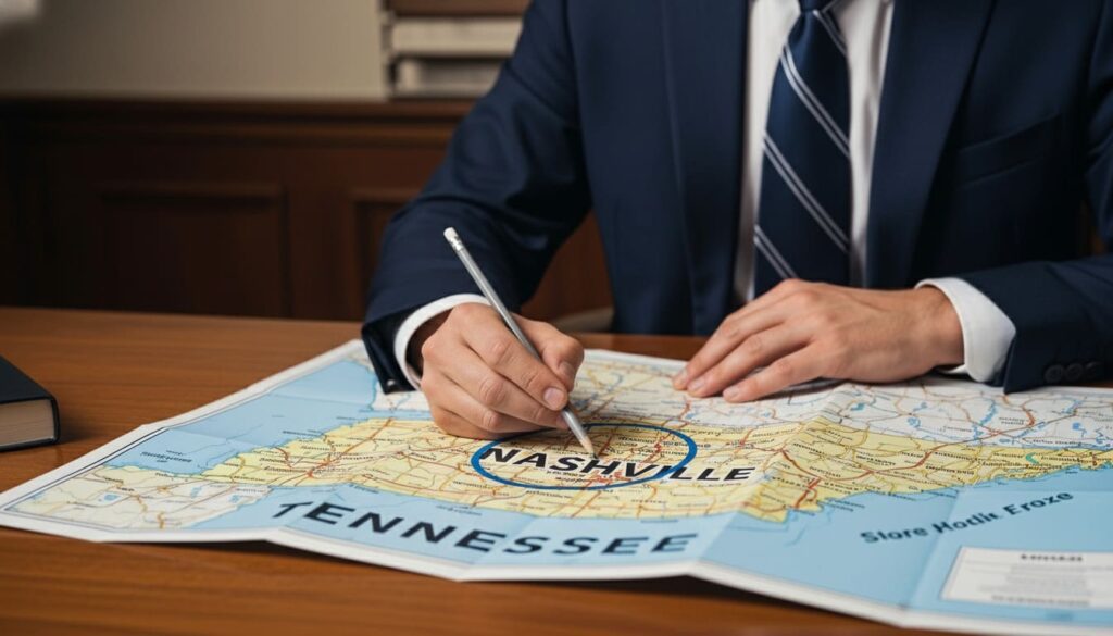 finding best cities near Nashville Tennessee to live showing surrounding suburbs perfect for relocating and trips