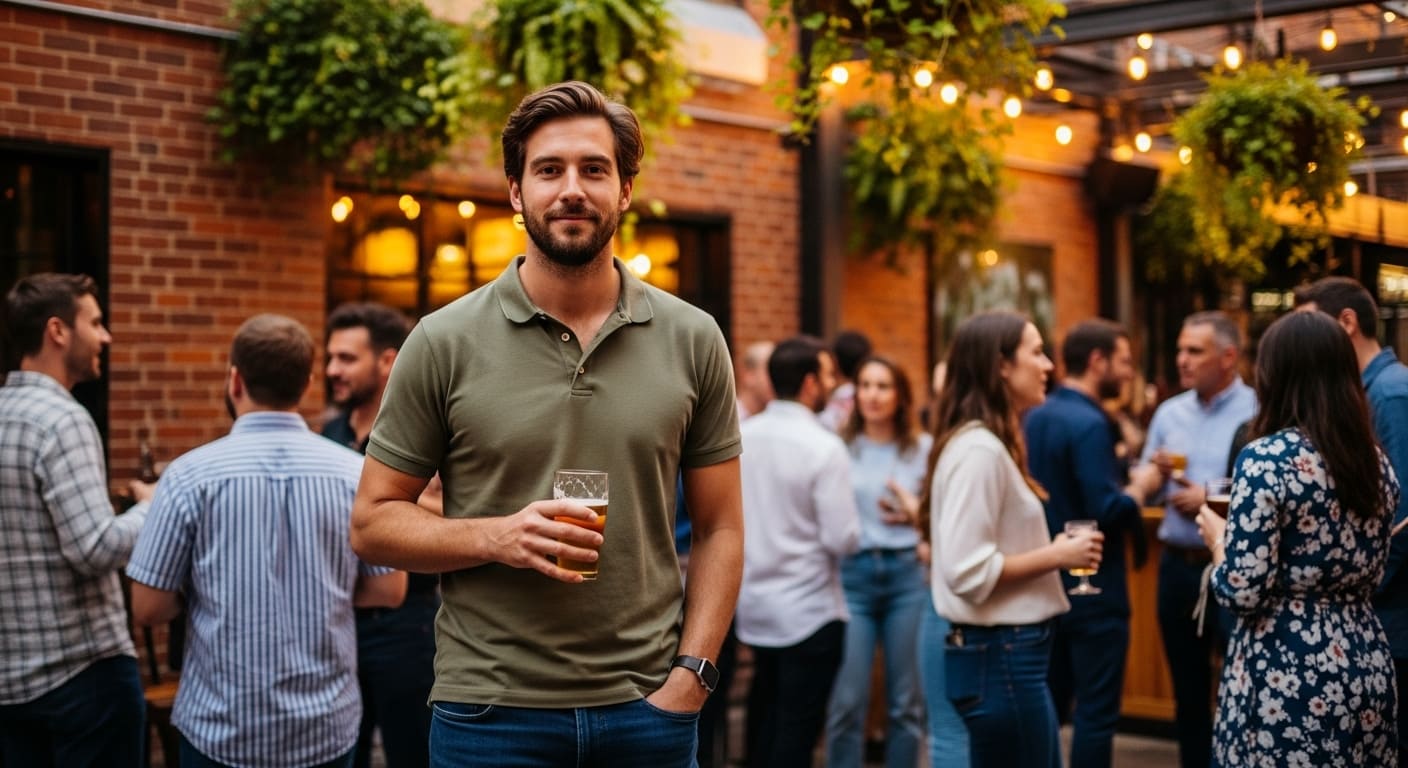 Avery enjoys outdoor Nashville dance venues patio party with dancing focused nightlife in Nashville crowd gathering