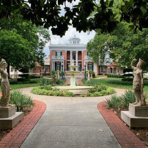 Belmont Mansion garden and fountain a hidden historic gem in Nashville few tourists know